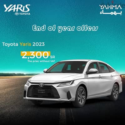 Toyota Yaris 2023 for rent in Al Qatif at SR2300 with free delivery