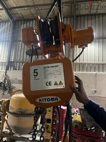 I Want Need To Sell One Kitoma Electric Chain Hoist 5 Ton Model:KC-2M 5