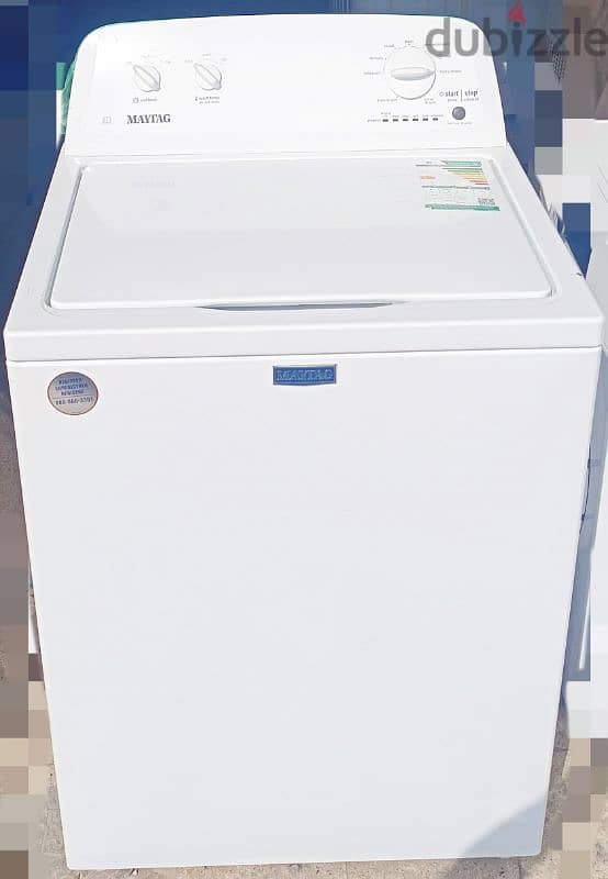 Maytag 12kg Heavy-Duty Top Load Washing Machine - موفرة للطاقة، صناعة 3