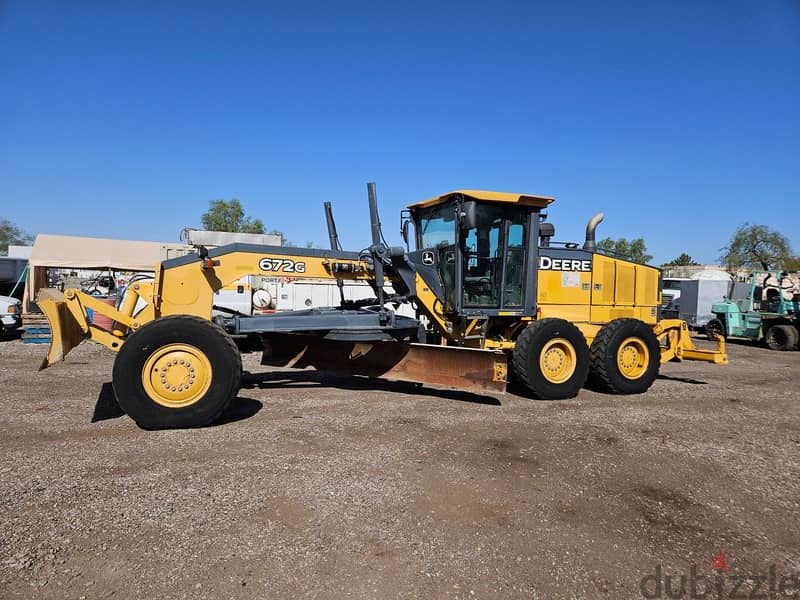 2011 John Deere 672G Motor Grader 0