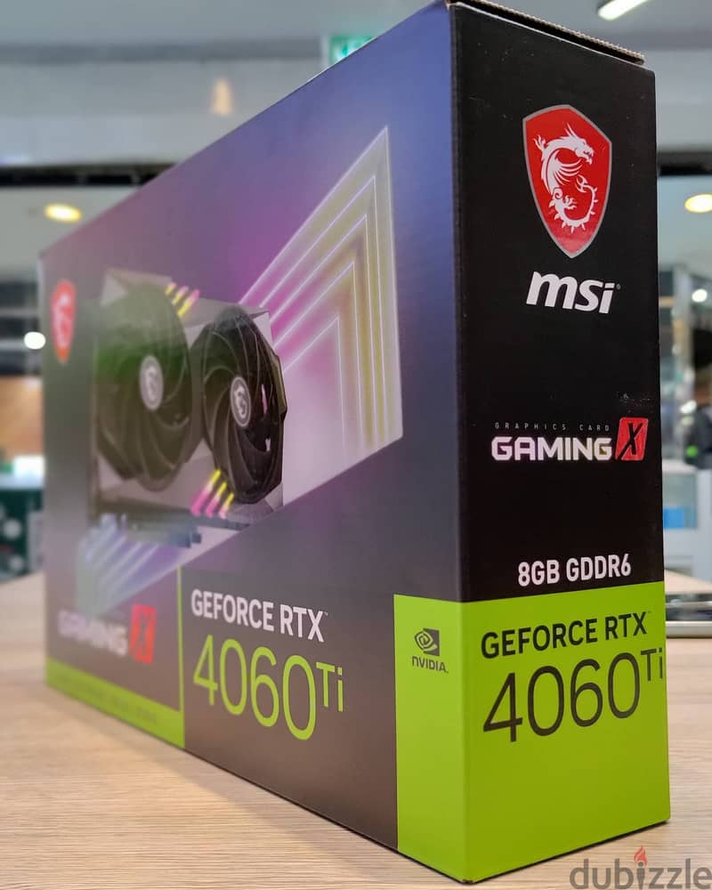 Graphics card MSI GEFORCE RTX 4060ti gaming graphics card 3