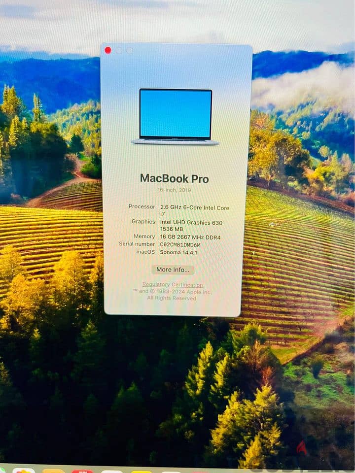 Macbook pro 15 inch 2019 intel core i9 32gb ram 512ssd 5.5 gb graphics 3