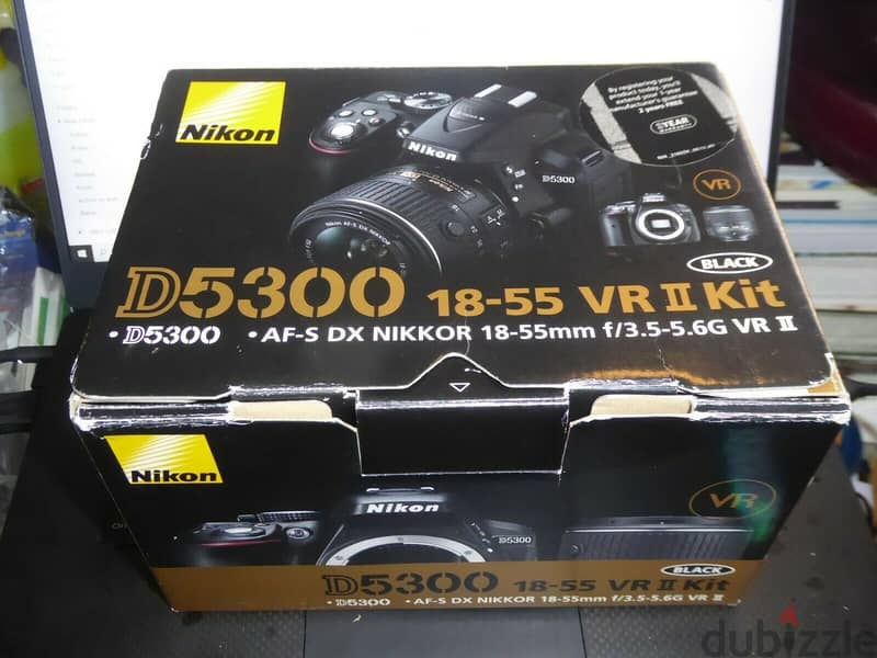 NIKON D 5300 24.2 MP - VR DX 18-55MM LENS 1