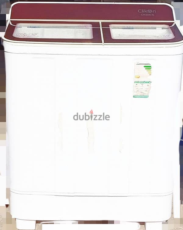 ClickOn CK606-N Manual Twin Tub Washing Machine | غسالة كلِك أون يدو 0