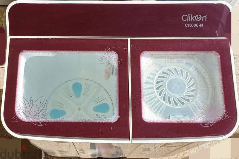 ClickOn CK606-N Manual Twin Tub Washing Machine | غسالة كلِك أون يدو 5