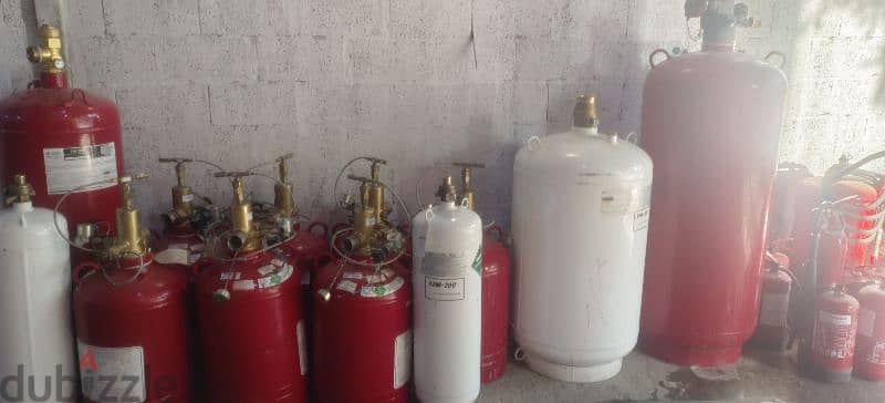 Fire extinguisher cylinder refilling maintenance 10