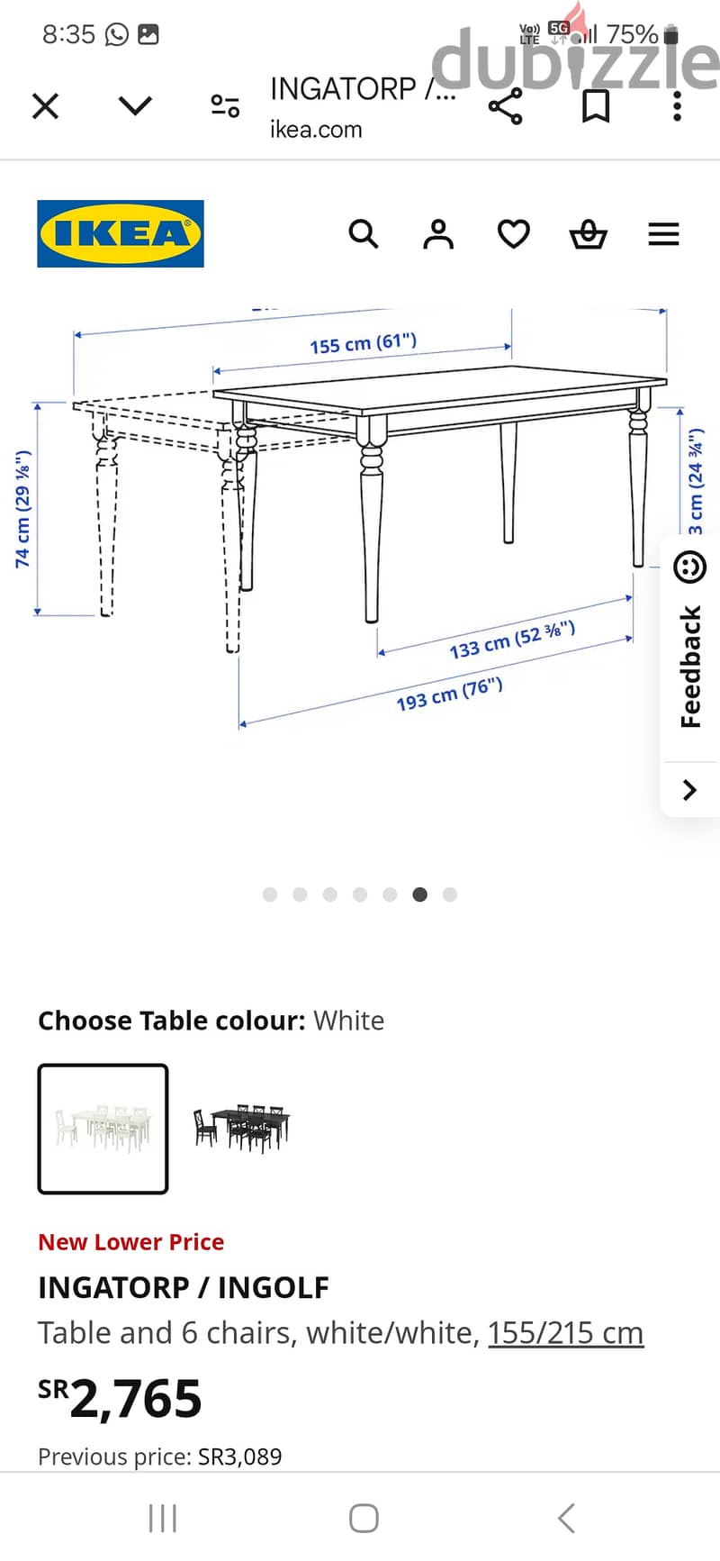 Dining table 6 chairs 4