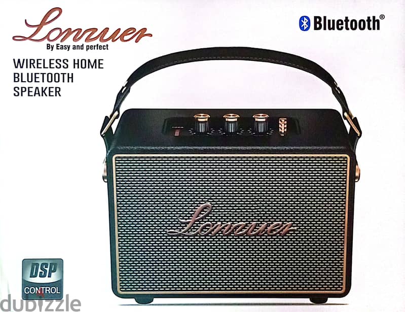 LONZUER  Portable Speaker Bluetooth,Retro Bluetooth speaker 11