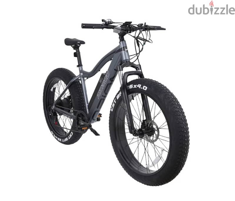 Mogoo Orion E-Fat Mountain Bike, 26-Inch - Grey color 2