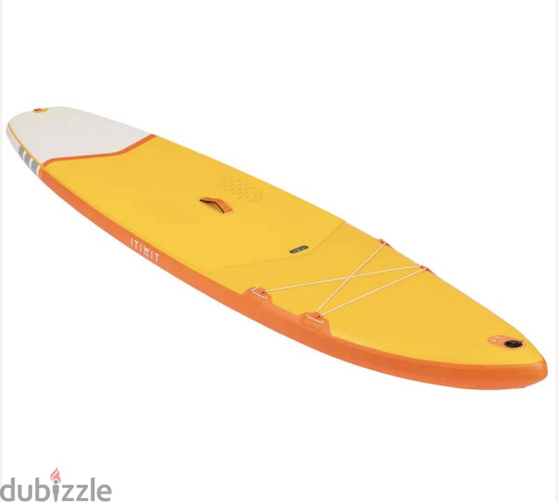 11" Standup Paddle board with two dual head paddles and electric pump 3