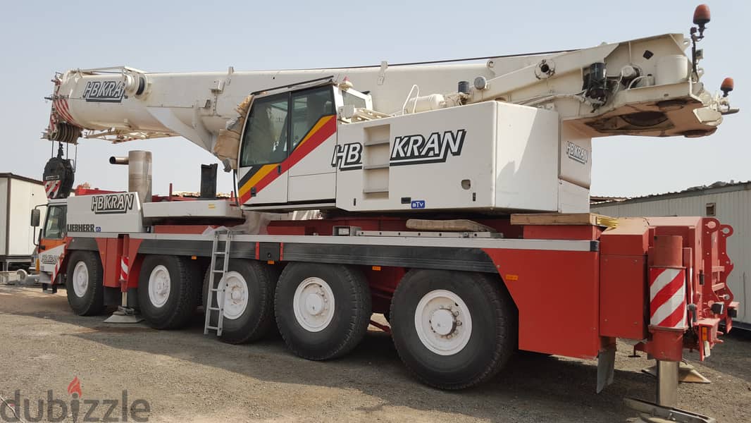 تاجير معدات ثقيلة كرينات 50طن100طن200طن. قلابات شيولات Crane rental 1