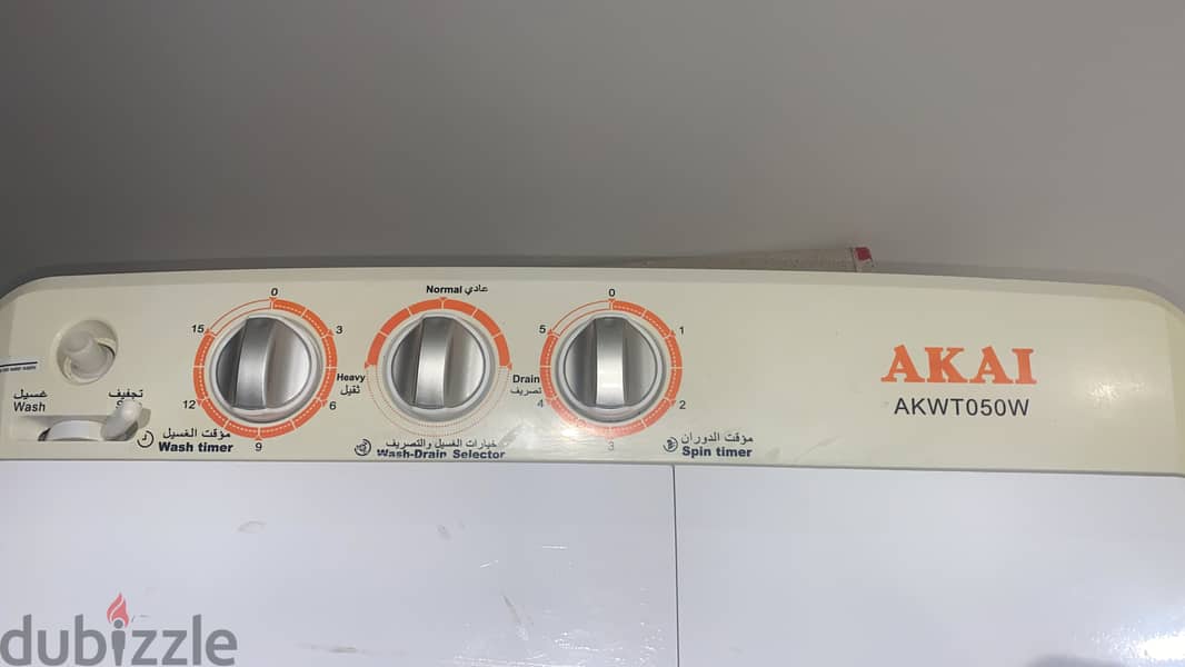 Akai - semi automatic washing machine - good condition 2