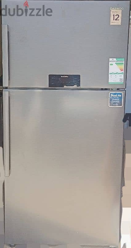 Refrigerator 14.1Cu. ft Freezer 5.7Cu. ft, Inverter FN-G717NTISD Grey 1