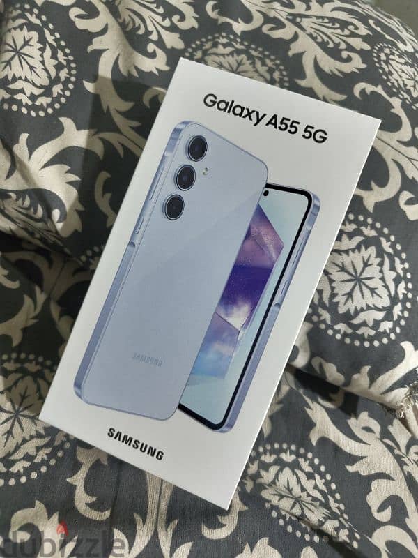 Samsung A55 5g colour Glacier blue 0