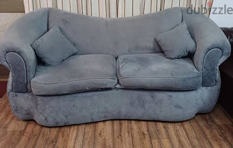 Soft Grey Sofa set with Cushions