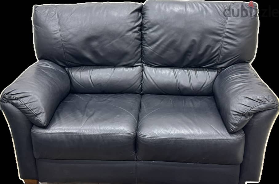 2 Seater sofa - genuine leather 0