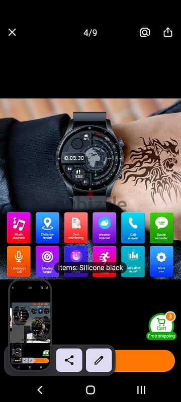 Coiusor Smartwatch for Men 3