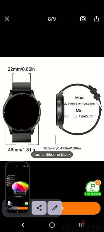 Coiusor Smartwatch for Men 7