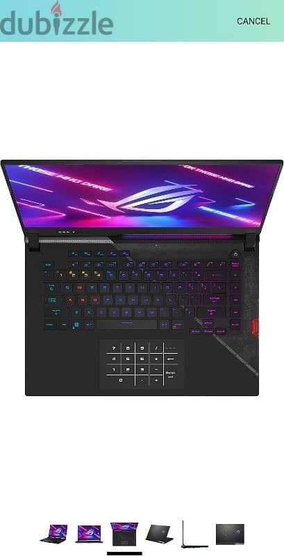 Asus ROG High End Gaming Laptop 1