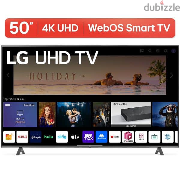 LG 50 Inch LG UHD UR78 4K Smart TV AI Magic remote HDR10 webOS23, 2