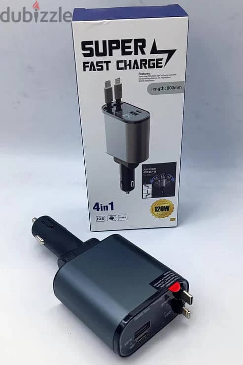 4 in 1 Retractable Charger 1