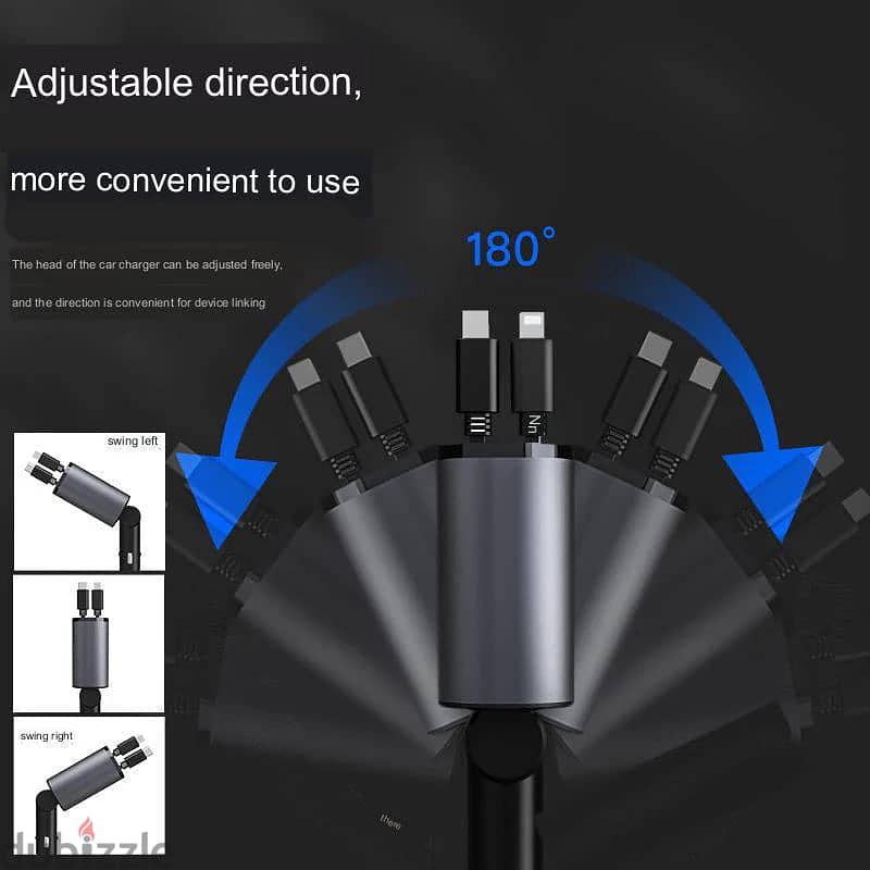 4 in 1 Retractable Charger 3