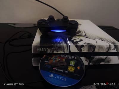 playstation 4 and controller