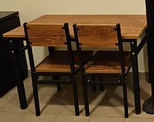 Wooden Table Set With 4 Chairs 0