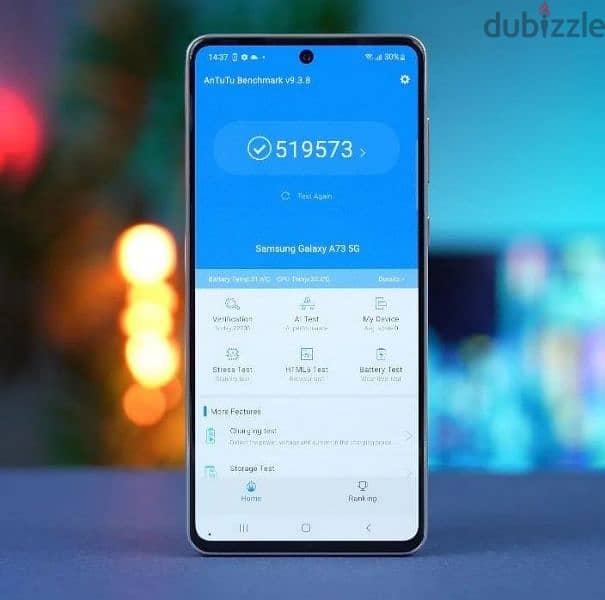 هاتف جالاكسي A73S 5G جديد لم يستخدم إلا أسبوع فقط 3