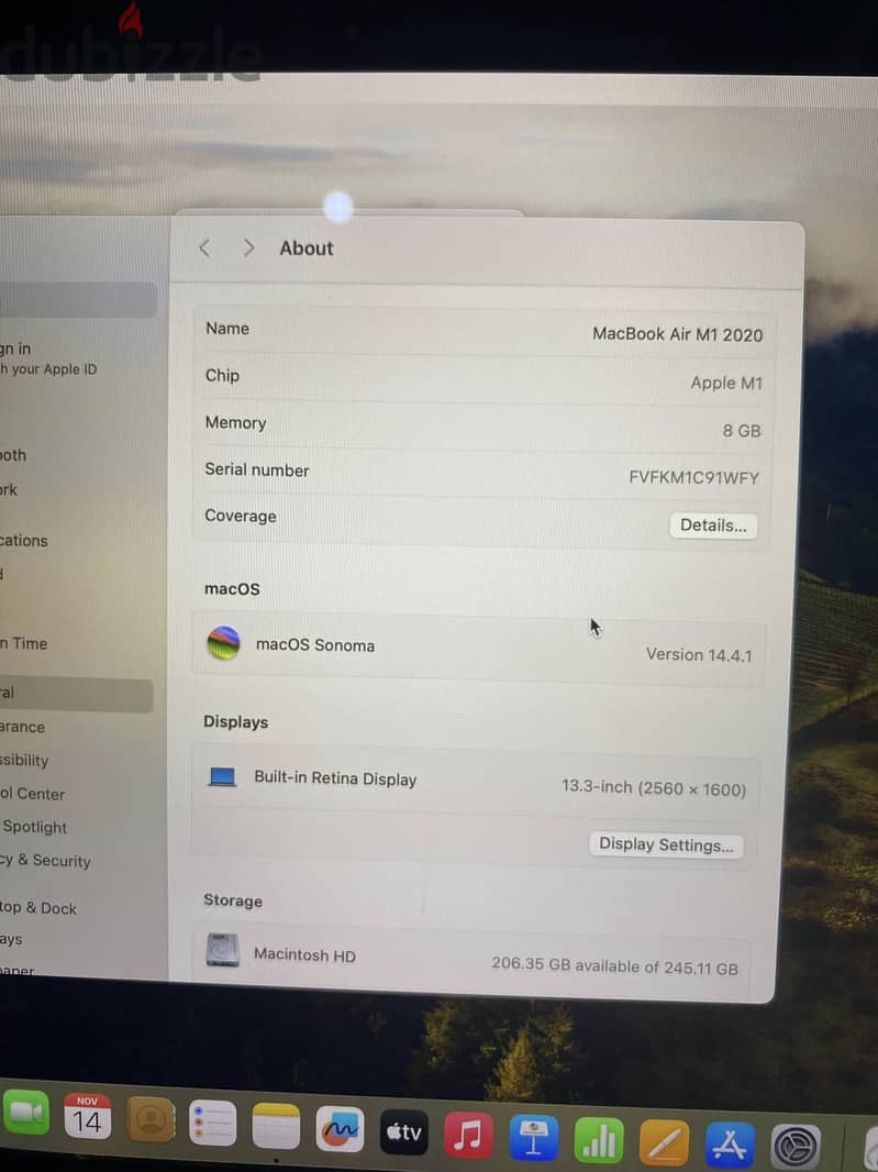 Apple macbook air m1 8gb ram 256gb 3