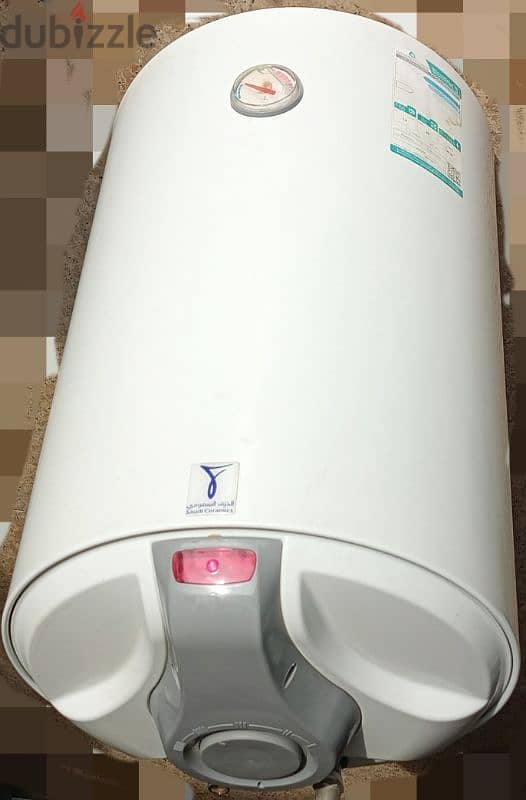 Saudi Ceramics water heater 80 liter vertical 0