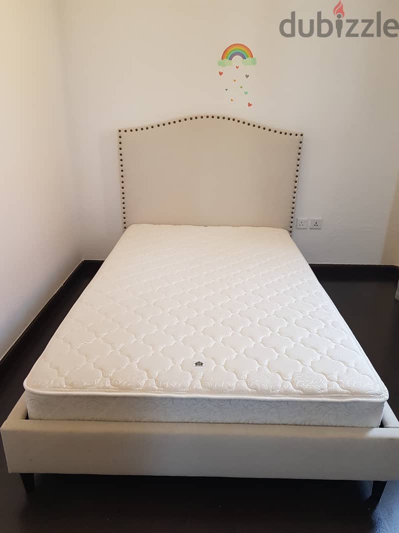 Bed + Matress 120cm X 200cm 0