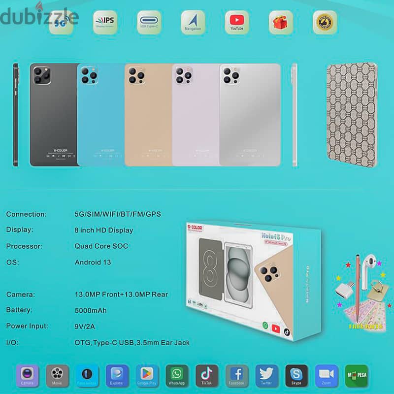 Tablet note 15  مجانا متاح الشحن لاي مكان 0