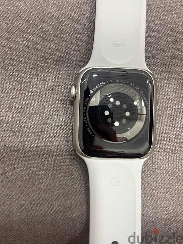 Apple Watch Series 8 Stainless Steel 45MM Cellular 5