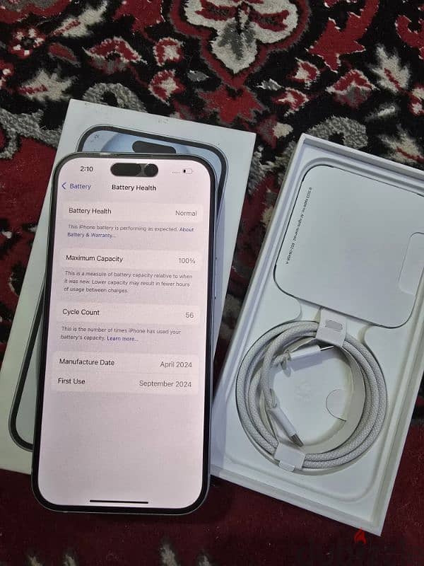 IPhone 15 128gb sale swap 100 battery same brand new under warranty 8