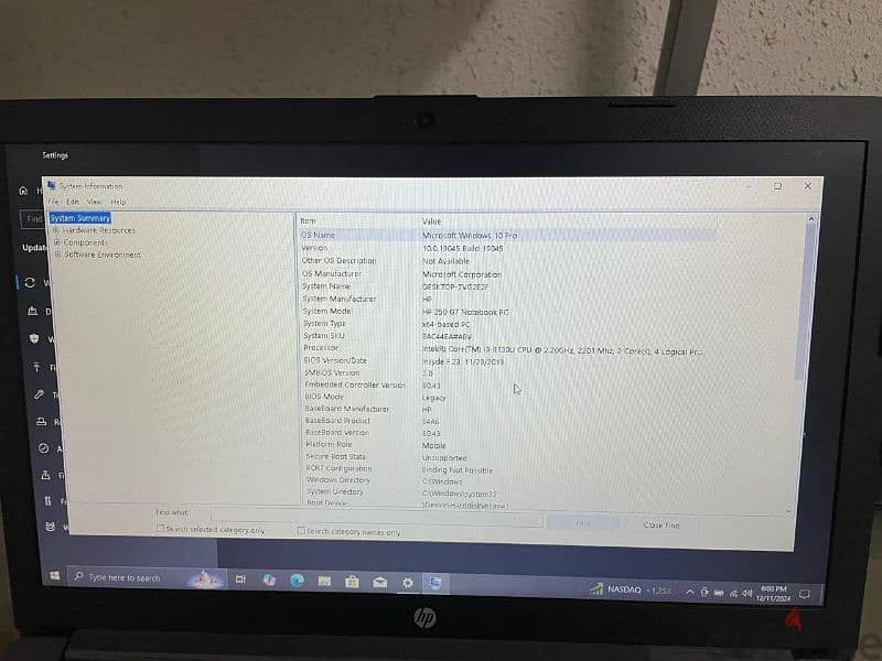 hp g7 250 office home laptop 0