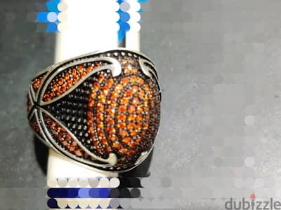 Turkish style Ring pure silver zarkon خاتم تركي,خاتم فضة