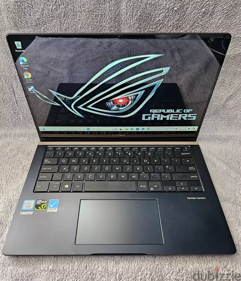 Asus Zenbook UX480F CORE i7 GTX 1050 DDR4 SSD WINDOWS 11 GAMING LAPTOP 1