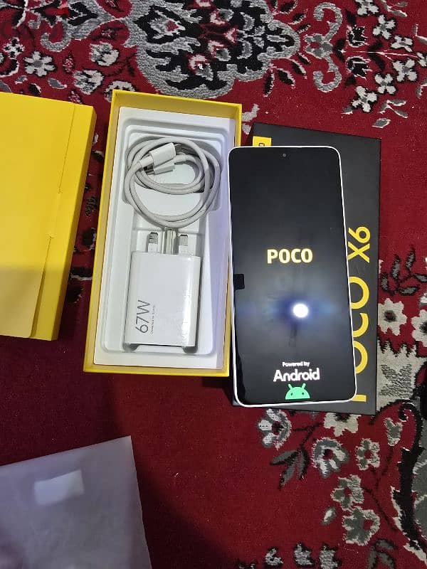 poco x6 256gb 12gb ram sale swap same like brand new 8