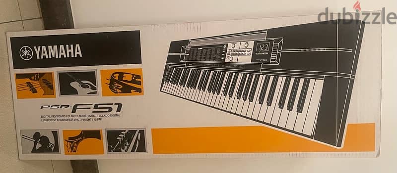 Yamaha PSR F51 Keyboard 0