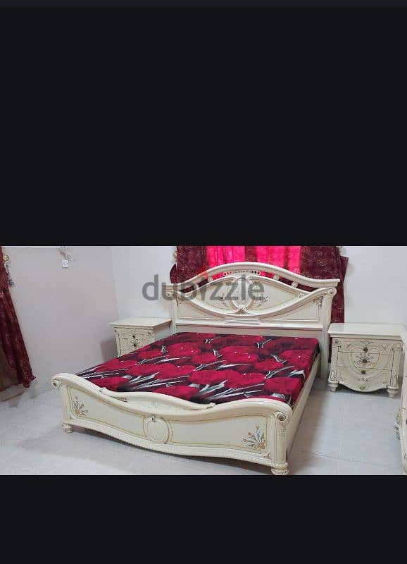 King size bed set with mattress and single Bed with mattress 2