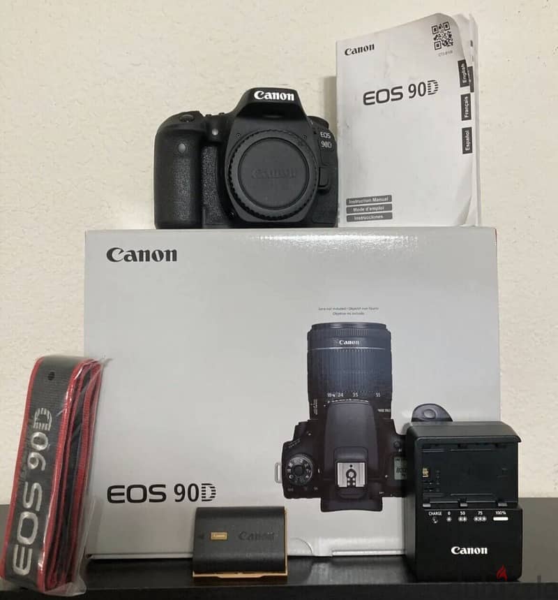 CANON E O S 90 D 18-135MM LENS 0