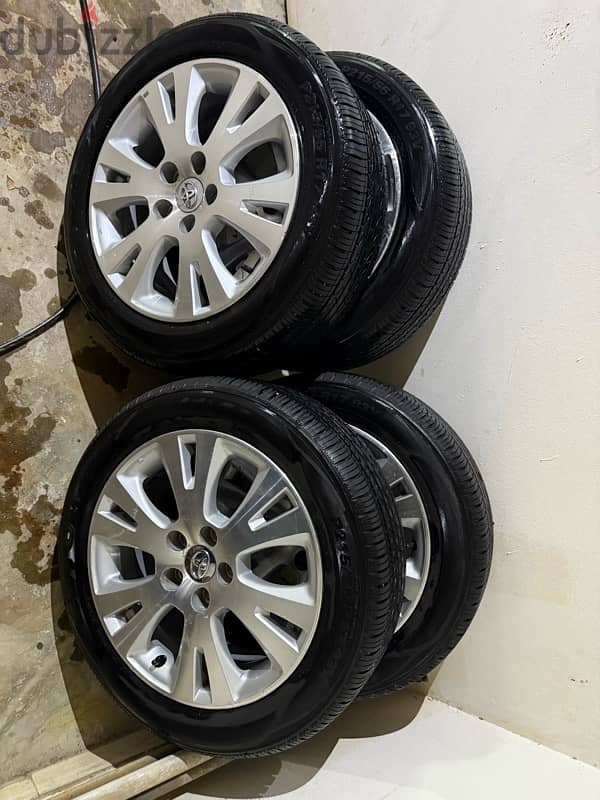 Toyota original rims and tires 3