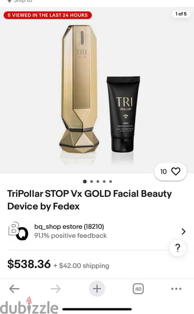 Exceptional Tripollar Stop Vx Gold2 Anti Aging Device - Rf Radio Freq