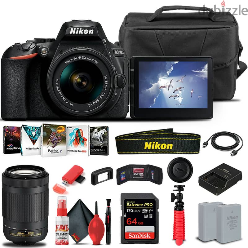 NIKON D 5300 24.2 MP VR DX 18-55MM LENS 1