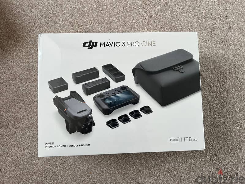 DJI - Mavic 3 Pro Cine Premium Combo Drone and Remote Control Built-i 1