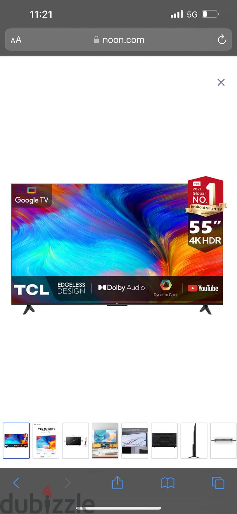 TCL google Tv 55 inches 3