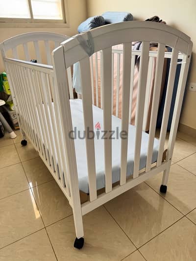 Juniors Baby Cot and Mattress