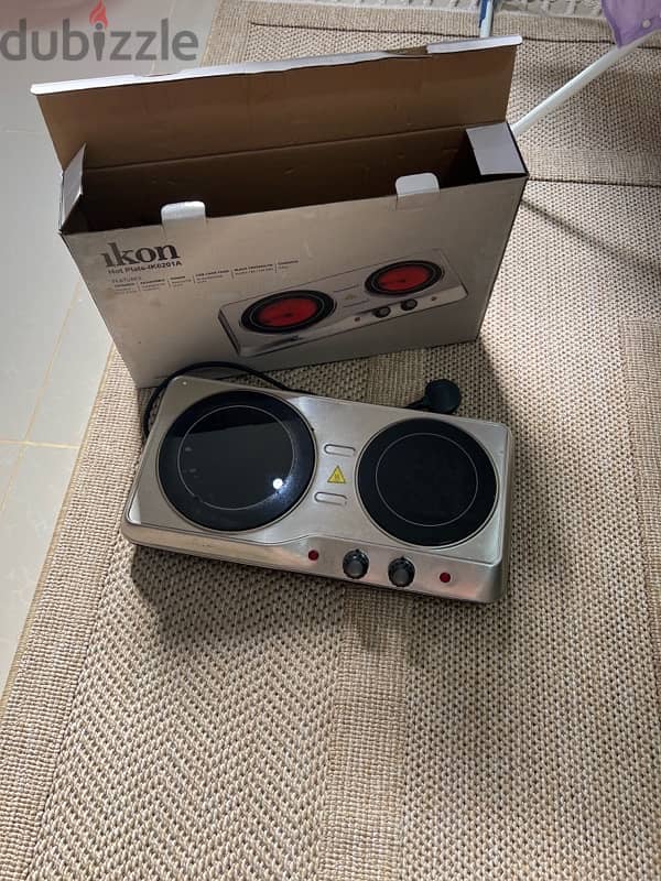 ikon electric hot plate 0