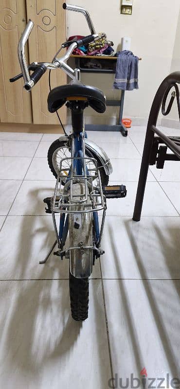 good condition blue bycicle 3